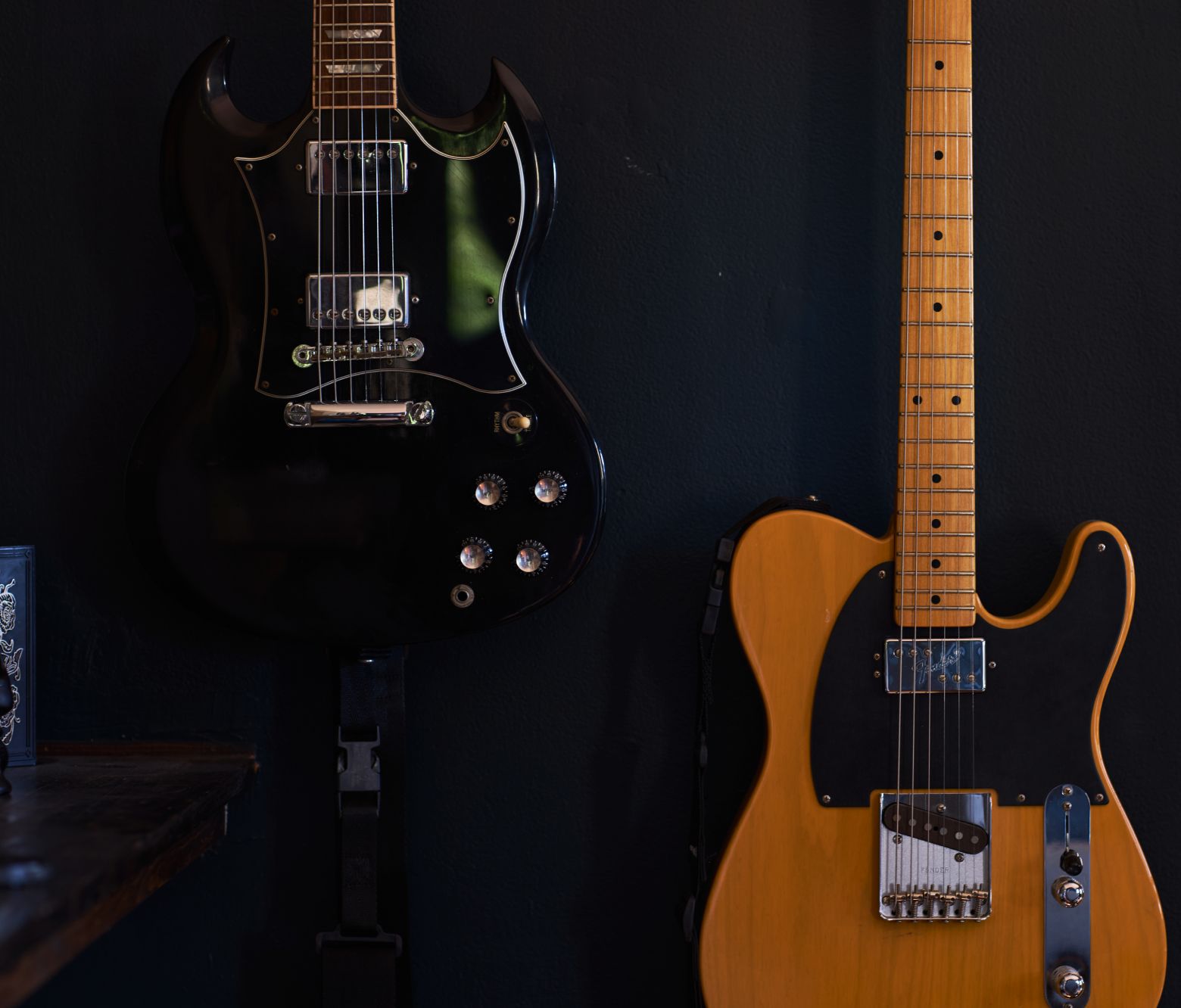 Guitars in the Midnight Sea studio